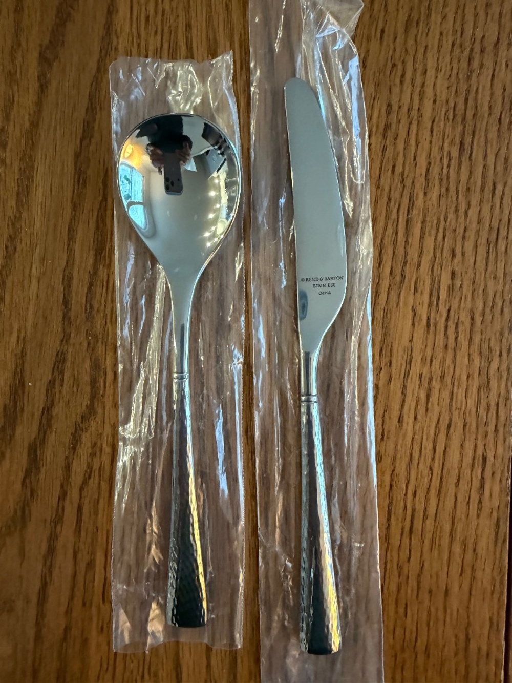 Reed & Barton Hollis-Kimball 2 piece Sugar spoon & Butter knife set NEW